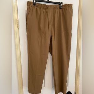 Banana Republic pull on camel ankle pants